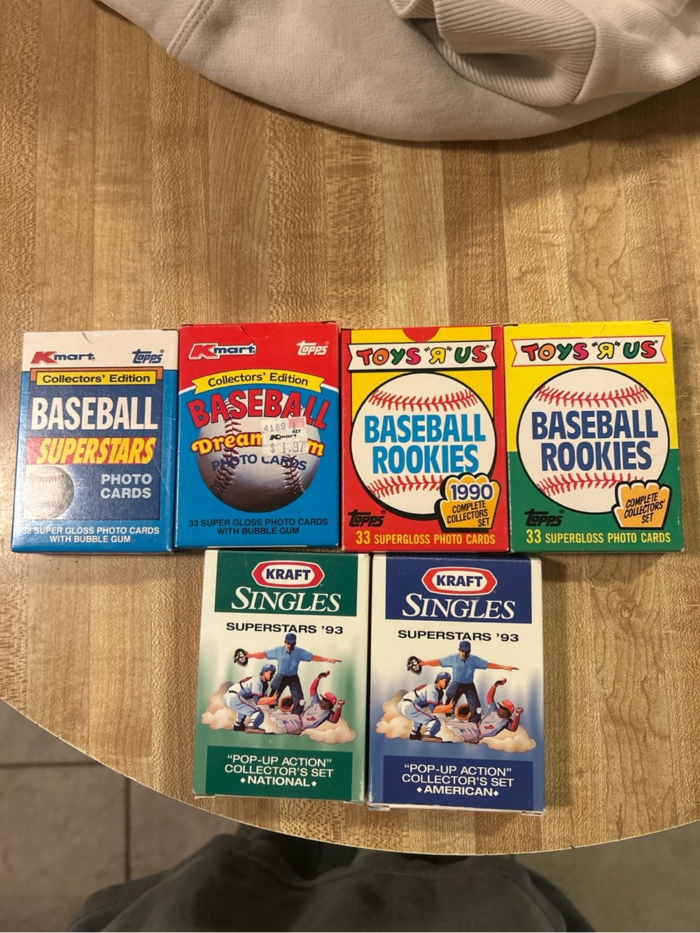 Vtg Baseball Card Lot Kmart Toys R Us Kraft Singles Ken Griffey Jr Oddball Sets